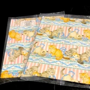Vintage Current Gift Wrap Kittens ‘N’ Ribbons